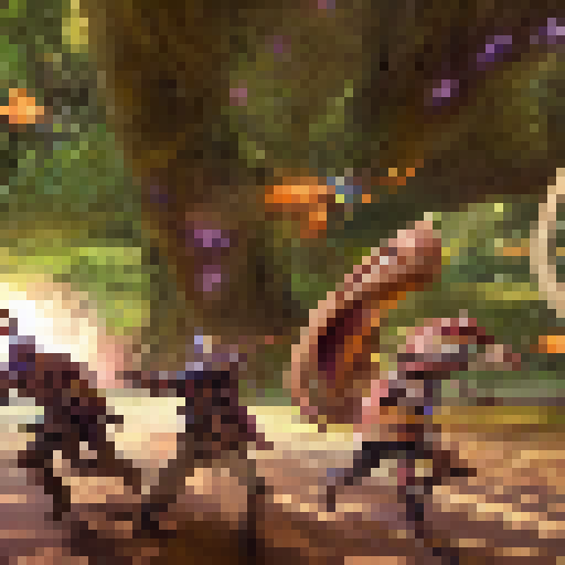 Three warriors, each with unique weapons and armor, sprint through a mystical forest, dodging giants and dragons as they race towards the safety of the enchanted castle in a thrilling game of Tag with a Twist.