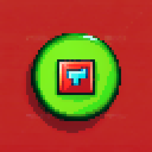 Button with the label "start studying" like a mobile game button