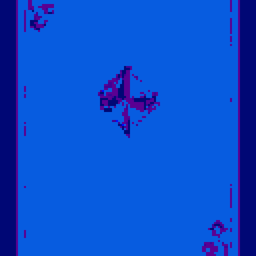 Create a purple amethyst gem in the center of the card