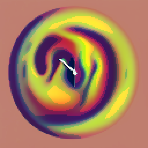 Salvador Dali-esque, surreal, melting clock, distorted face, pixelated, vibrant colors, dreamlike, fragmented reality, abstract, whimsical, fragmented landscape, melting objects, pixel art