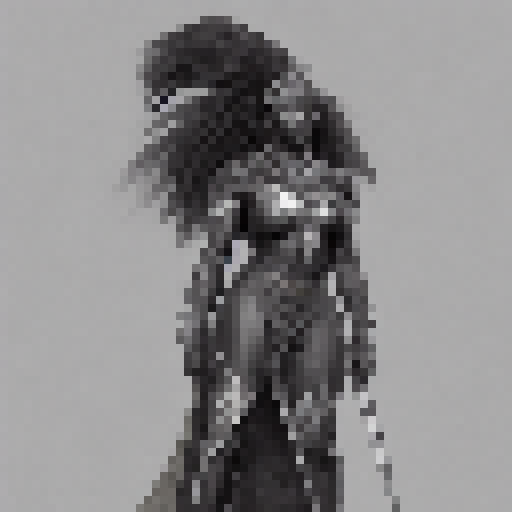 Generate an african Female king warrior with a black panther by her side