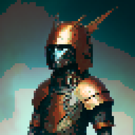 hoplite with copper armor, shield and corinthian style helmet without plume. red tunic and red edging on sandals. long spear