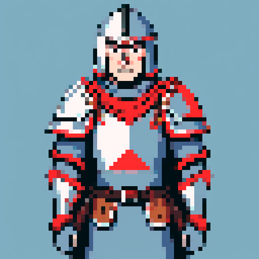 character portrait, medieval, guard, fantasy, shoulders up, armored, helmet