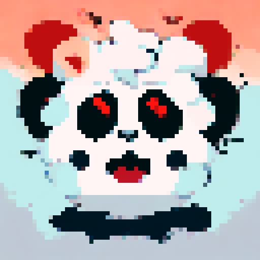 Head of cute bear, cartoon style, game portrait, limited shades of colors, sharp