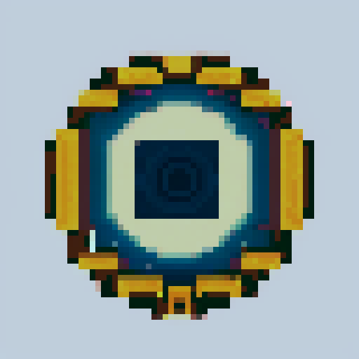 A coin with the infinity simbol