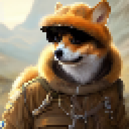 Corgi in Safari Gear