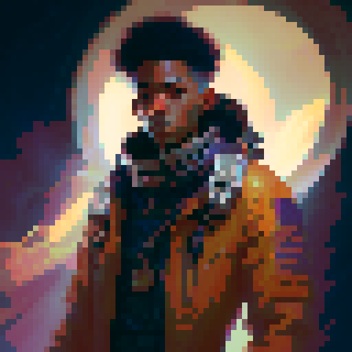 create a fire element wizard with an topaz inspired color palette casting a healing spell over him