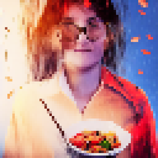 Serious-looking person in a cozy house with rain pouring outside, surrounded by warm colors and rustic textures.