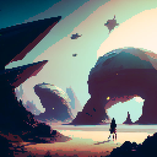 giant sand pit, quicksand, platform, crude giant slingshot, clear and bright weather, sRGB, background, landscape, landscape portrait, fantasy RPG