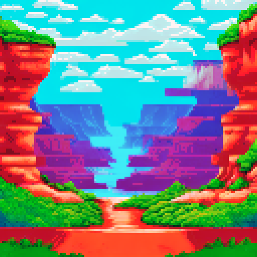 western canyon, isolated, transparent background