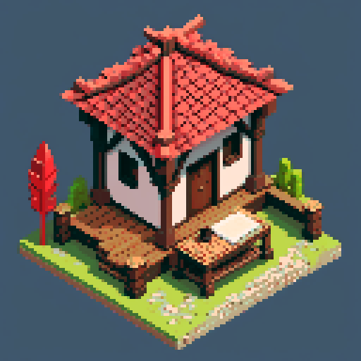 building, inside, block, wood, isometric, medieval, writing table, feather pen, ink, paper, royal stamp, stamp red