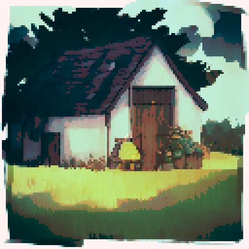 Corn fields right before harvest, one scarecrow in the middle of the field with a crow on each arm