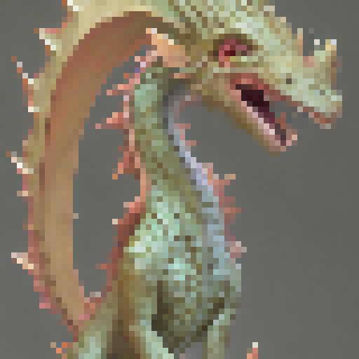 Dragon girl, spines, spikey hair, cute