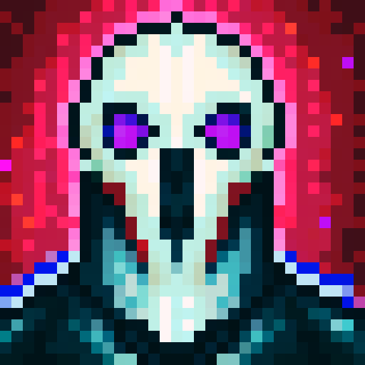 skull, red , white, black, reaper, 