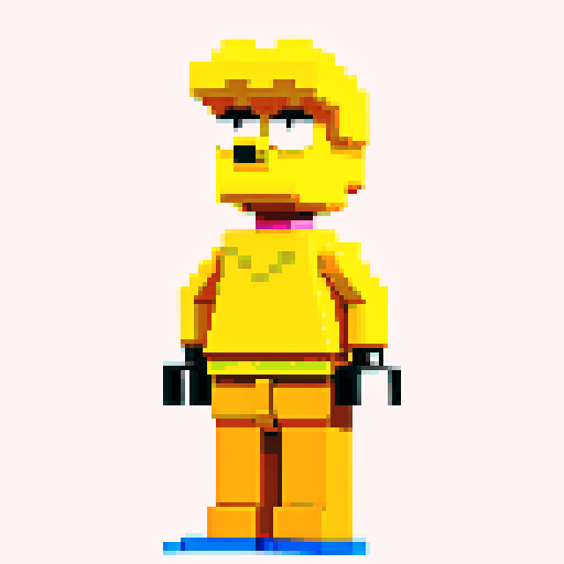 Simpons lego pixel