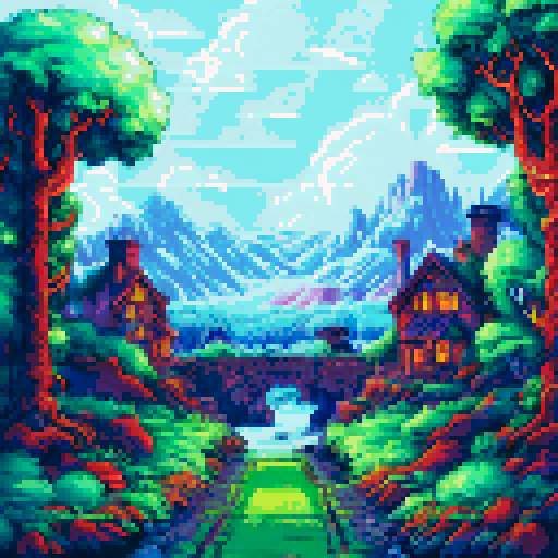 cozy fantasy tavern, warm fireplace, wooden beams, flickering candlelight, rustic wooden tables, frothy mugs of ale, hanging tapestries, stained glass windows, cozy nooks, friendly barkeep, whimsical creatures, intricate murals, lush greenery, magical aura, vibrant colors, rolling hills, starry night sky