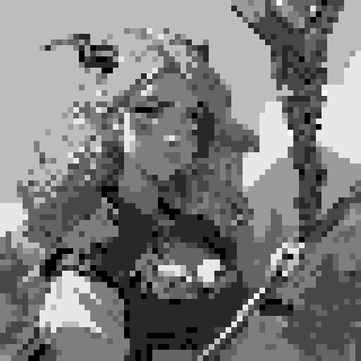 busty succubus, skin tight lace, deep v-neck crop top, intricate druidic staff, pixel art, sRGB, leaning towards camera, breasts displayed for camera