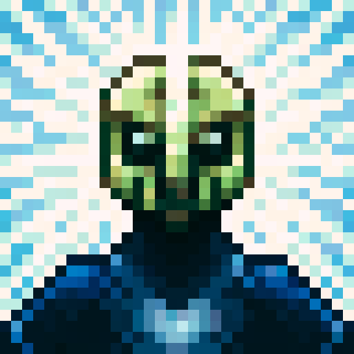 platinum armor, game icon, 32x32 pixel art, sRGB, skill art, close up, portrait