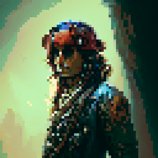 Captain Jack Sparrow Swimming without his hat, baldric, nor compass. Side view