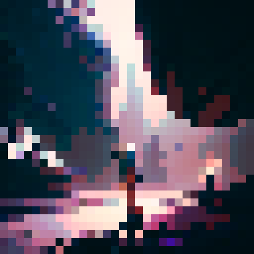 Neon-lit, gritty, and futuristic. 

        A chrome-plated spaceman with glowing circuitry and a laser rifle stands on a desolate, neon-soaked street corner, watching as a hovering drone delivers a message to the palm of his hand.