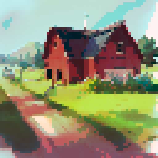 The Friends We Make Along The Way with horses and a barn