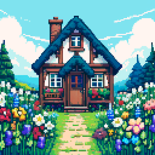 whimsical cottage