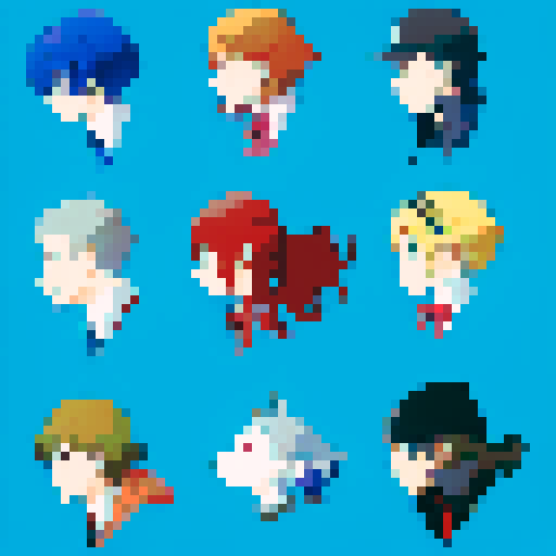Persona 3 battle ui character portrait