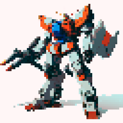 armored core mecha, standing giant robot mech, full body shot, centered, mecha