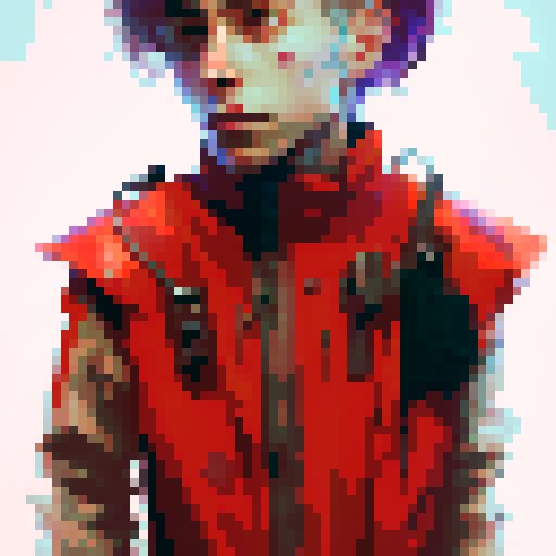 guy with identity as devil but hides as a human boy with greenscreen behind