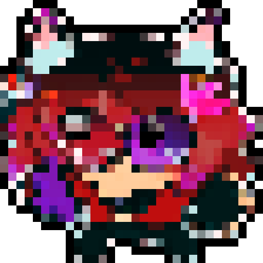 cute, adorable, pixelated, vibrant colors, reminiscent of retro video games, sRGB