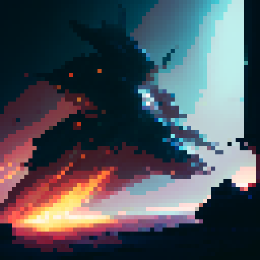 Gritty and intense, the prompt should feature a dark and fiery battle scene with Sans in his final phase, featuring swirling flames, crackling energy, and a menacing skeletal figure, with a focus on the ferocity of the fight and the tension of the moment.