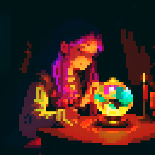 Modify the colors of this image to show candles blinking, creating a flickering light effect.