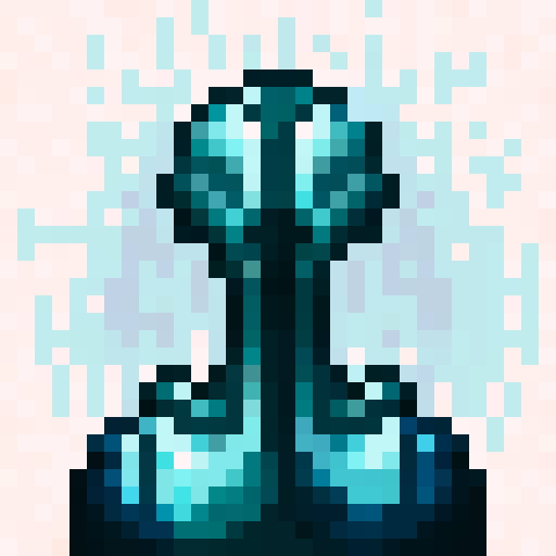 alien, vibrant colors, pixelated, detailed shading, glowing eyes, textured skin, futuristic, otherworldly, symmetrical design, angular features, metallic texture, bold lines, intense expression, vibrant background, dynamic pose, sci-fi elements, digital illustration, high contrast, sharp edges