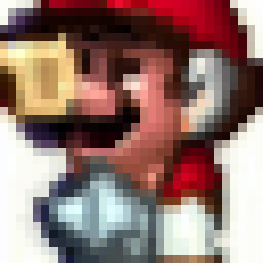 Viking, full body, side view, SNES, Super Mario World style