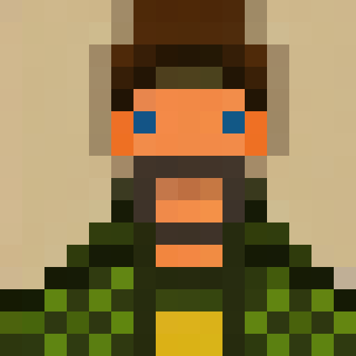 Wolf and man sitting on a bench at night with a moon in the sky