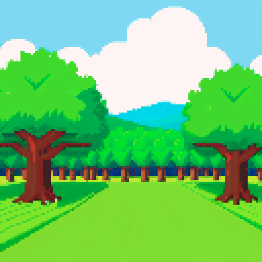 large dead field, with forest in far background, medieval