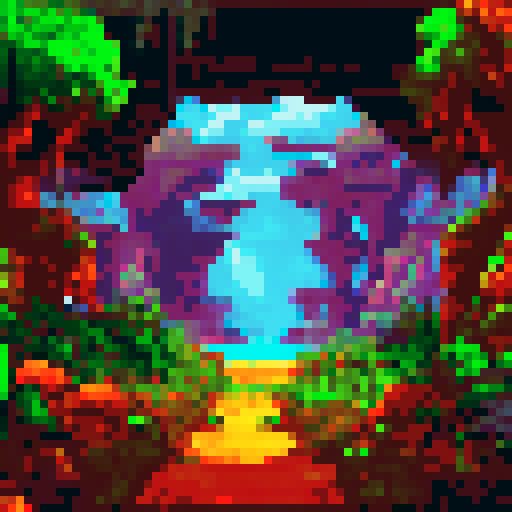 Underground Dark Cave Entrance