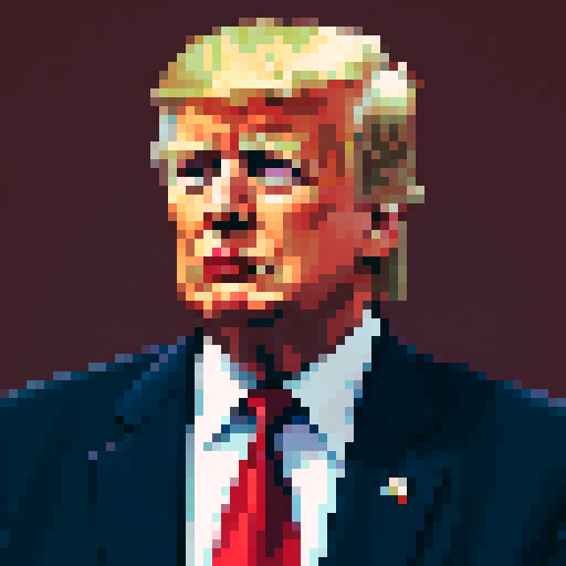 donald trump close up