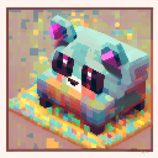 chihuahua, pixel art, tiny, vibrant, playful, expressive, big eyes, floppy ears, wagging tail, textured fur, small paws, bold outlines, low resolution, retro, digital, 8-bit, limited color palette