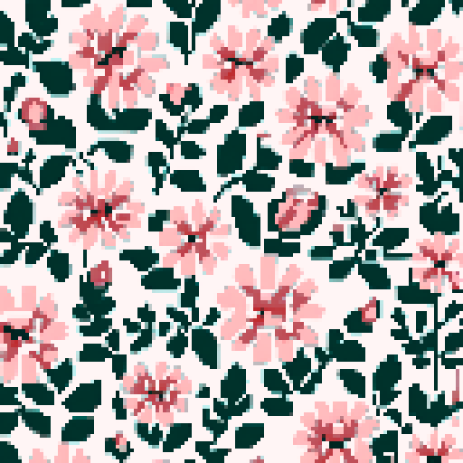 floral fabric pattern by spoonflower white background 