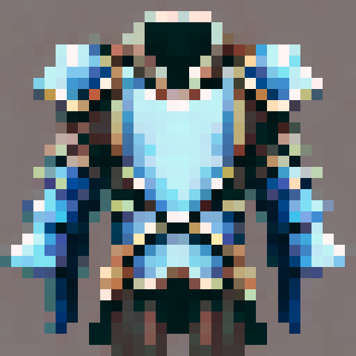 Blue armor