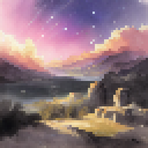 Space station, sun, planets, asteroids