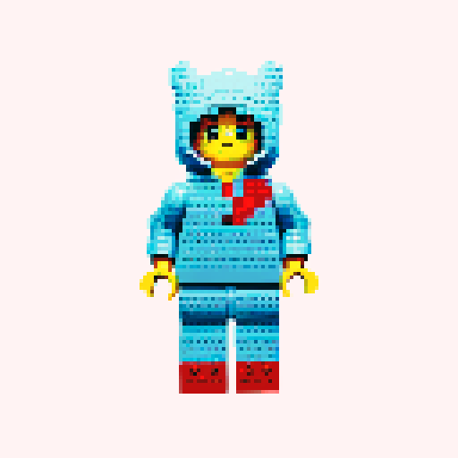 hoody pixel lego