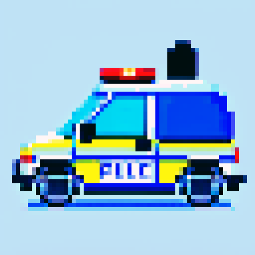 policecar from the side