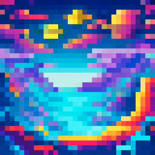 Space background that can be tiled to build larger image