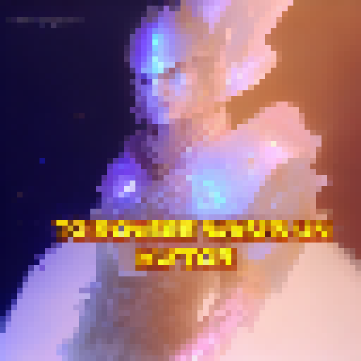 Towering, armored warrior with glowing sword, standing triumphantly on defeated monsters in mystical fiery cavern, in Fantasy RPG style.