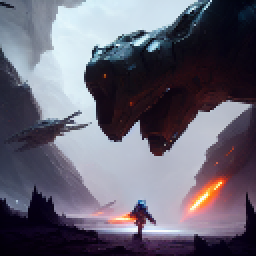 Zippered, armored warrior with intense eyes and a gleaming sword in hand, confronting an imposing fortress nestled in a magical, mythic realm, rendered in a dynamic, high-fantasy RPG aesthetic.