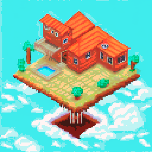 Country side Puerto Rican house in the mountains with a small electric generating windmill near by