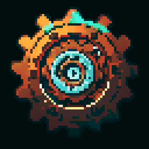 simple, old rusty gear