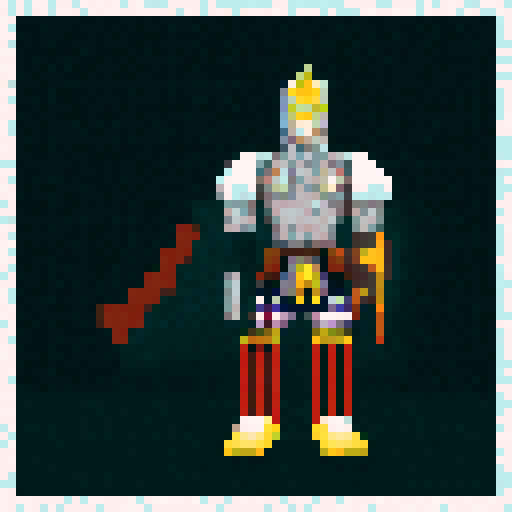 A knight in shining armor